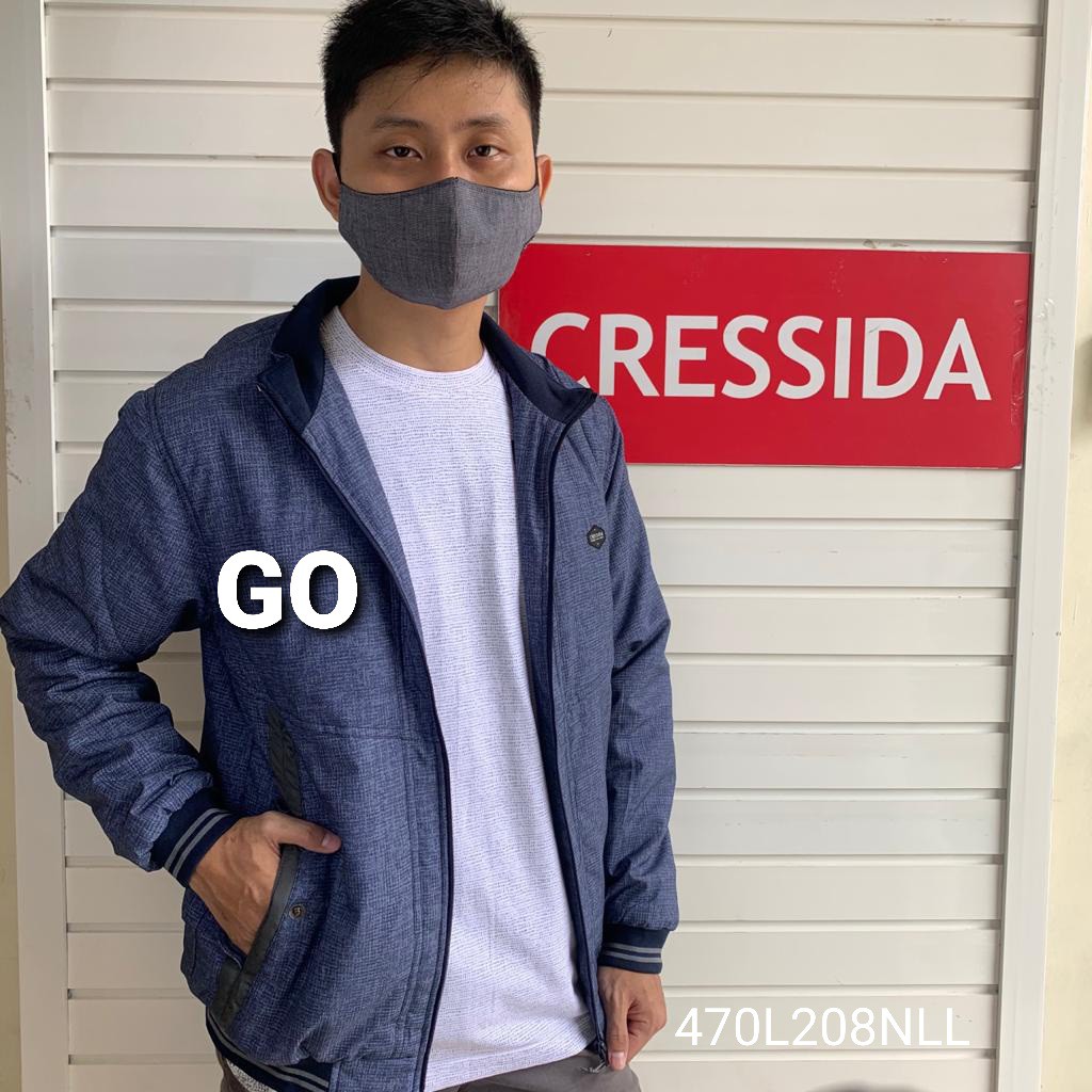 gof CRESSIDA JAKET Pakaian Pria Outerwear Jaket Casual Santai Original Lengan Panjang