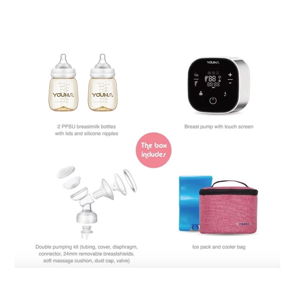 Youha The One Double Electric Breast Pump | Pompa Asi