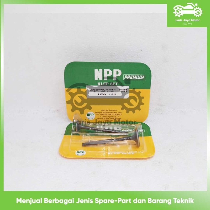 PAYUNG KLEP VALVE SET MIO 125 2PH-601-11 PRM PAYUNG KLEP MOTOR MIO SATU SET KLEP MOTOR MIO IN EX VAL