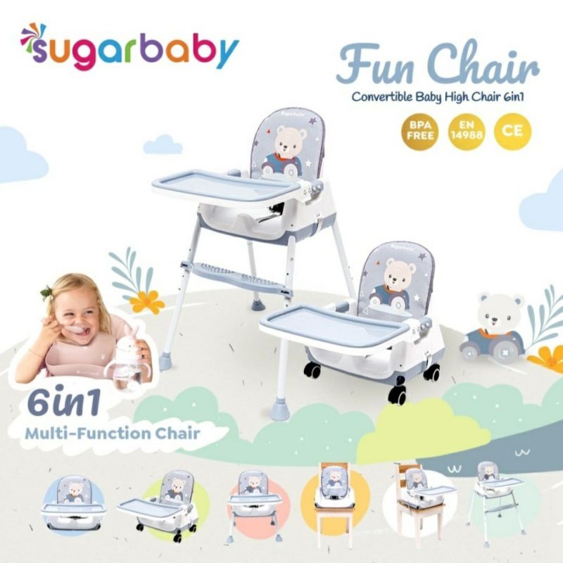 SUGAR BABY FUN CHAIR CONUERTABLE 6IN1