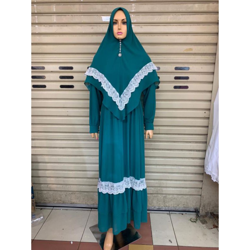 GAMIS SYARI FULL CERUTY / GROSIR TANGAN PERTAMA TERMURAH