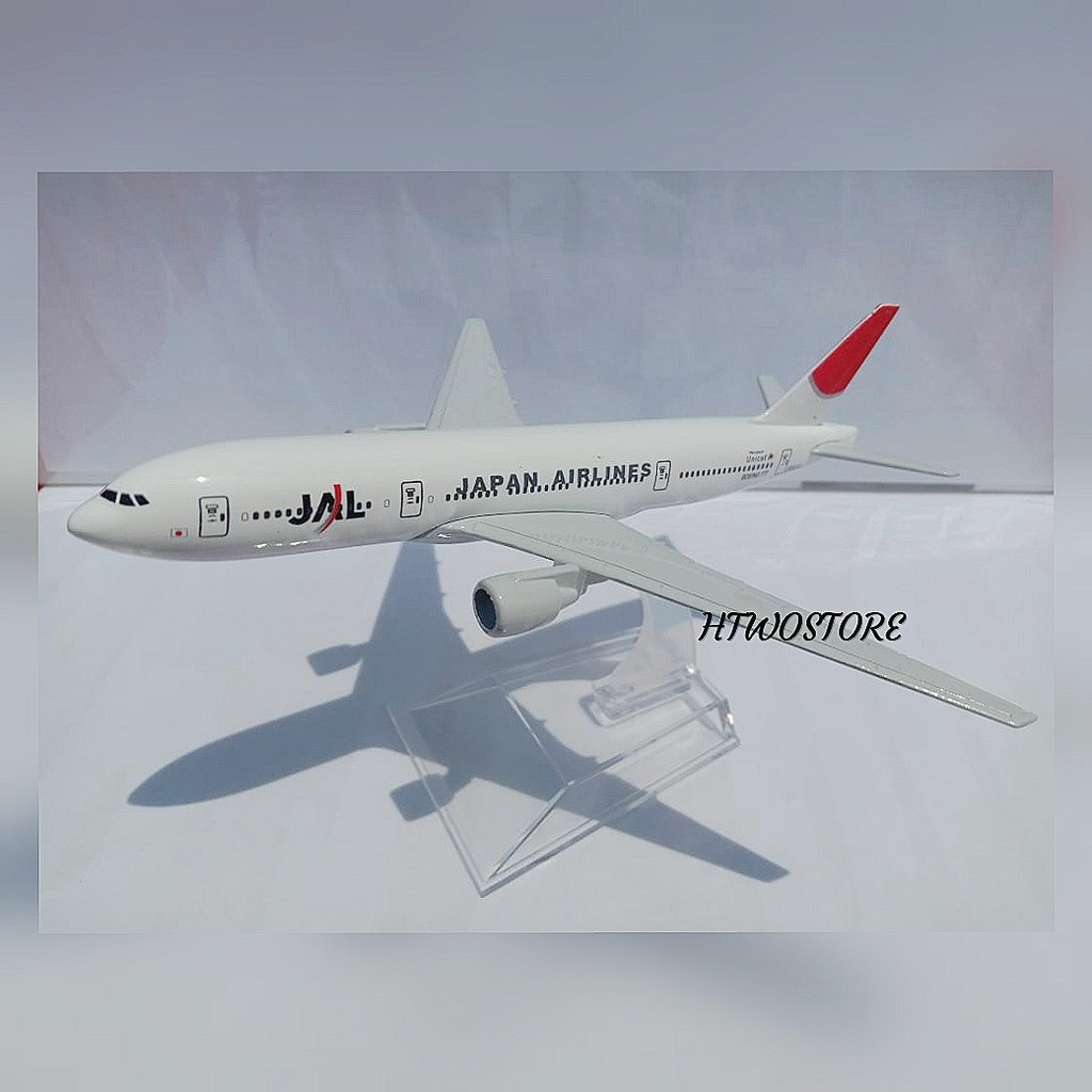 Mainan Die Cast Miniatur Pesawat Jal Japan Airlines Boeing B777/B767