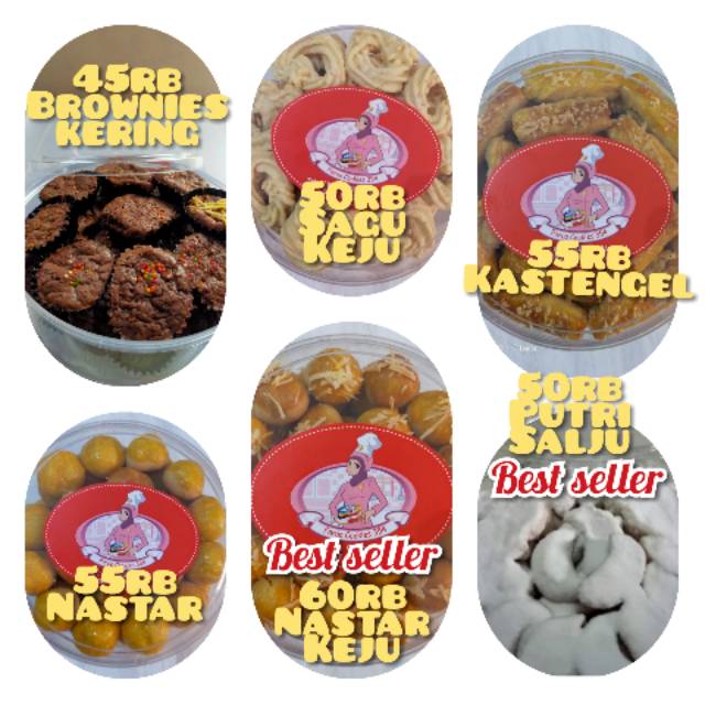 

Aneka kue kering lebaran 500gr