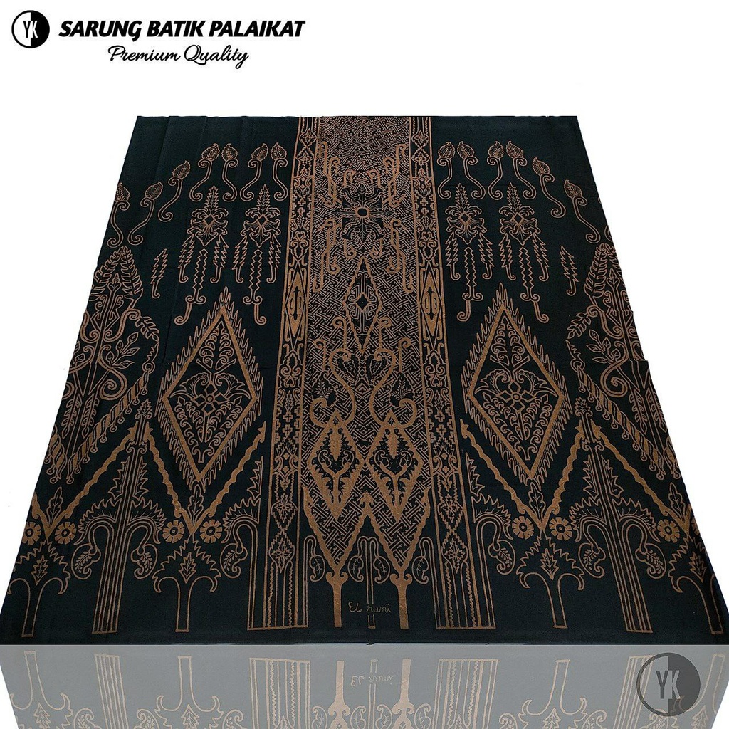 Sarung batik pekalongan pria sarung Palaikat wajik sarung batik warna coklat elrumi