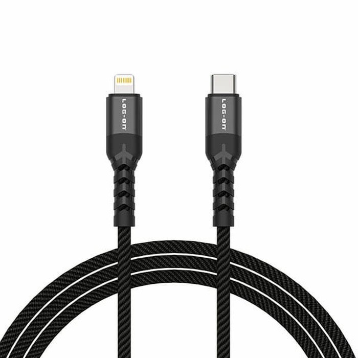LOG ON KABEL DATA USB TIPE C TO LIGHTNING PD FAST POWER DELIVERY 18W