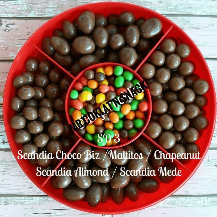 

Parcel Cokelat ToplesBulet Merah - Coklat Delfi Mix Scandia SD 3 1kg