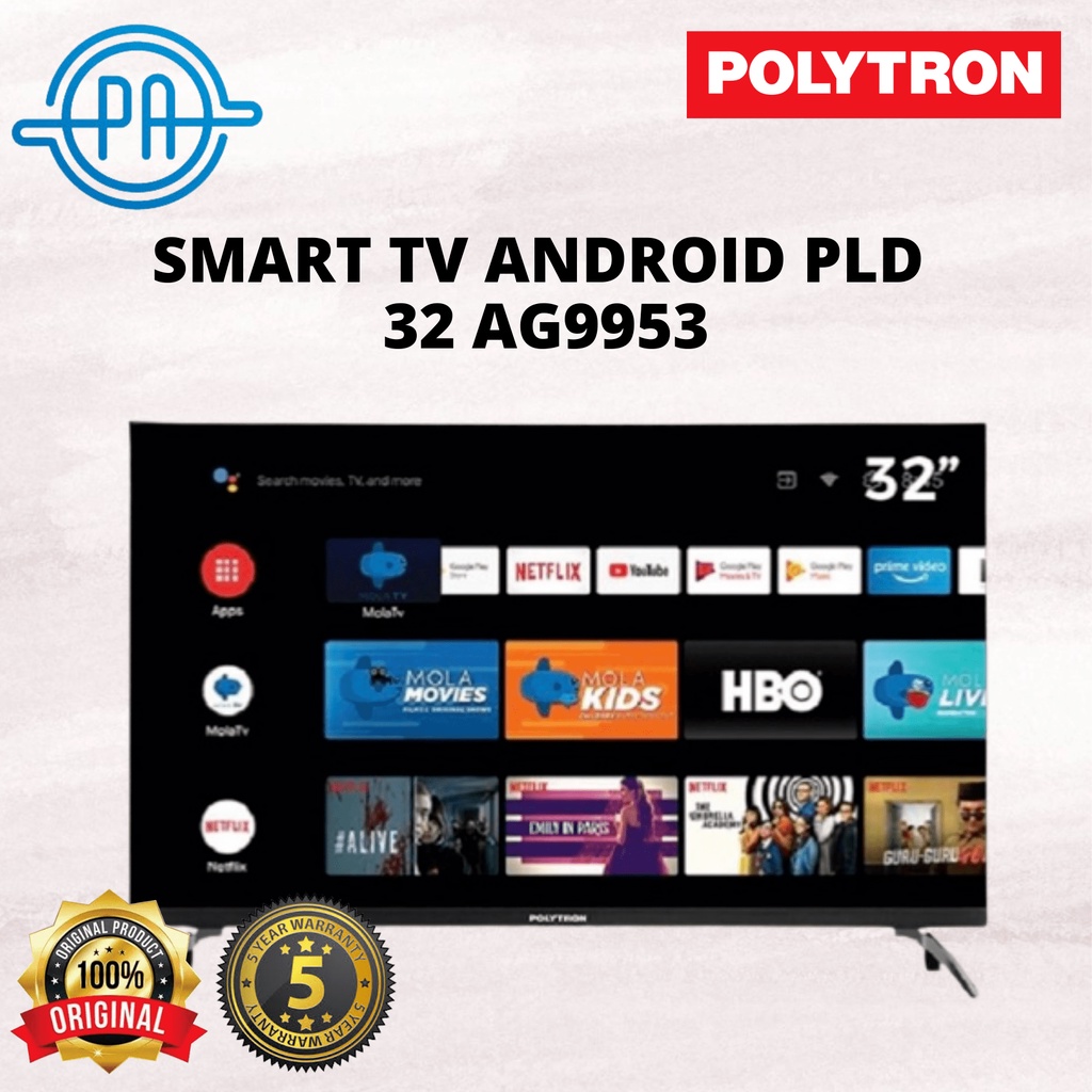 ANDROID TV LED POLYTRON PLD32AG5959 PLD 32AG5959 / PLD32AG5759 TV ANDROID POLYTRON TV YOUTUBE POLYTR