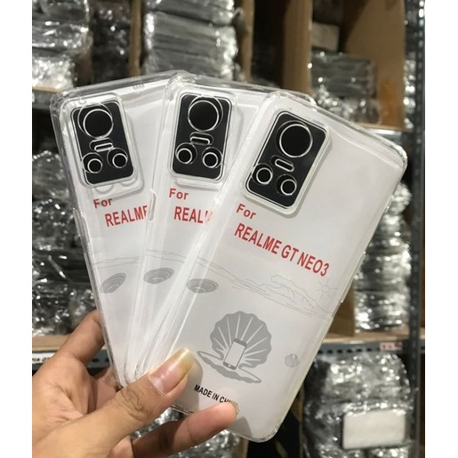 Realme GT Neo 3T 6.62 Inchi Transparan Soft Case Protection Cam ANTI SELIP Case Bening