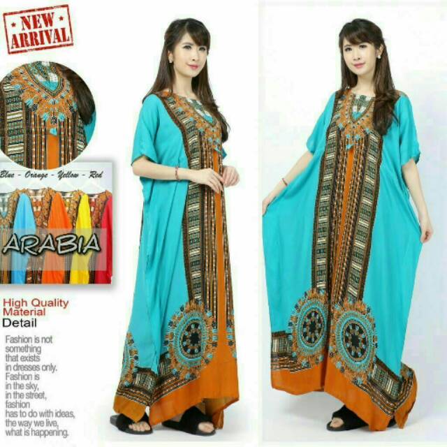  Baju  arabia daster  batik  longdres batik  murah Shopee  