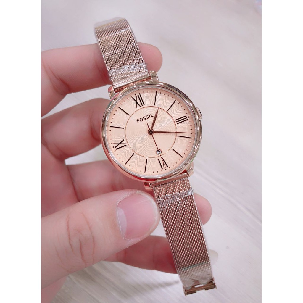 JAM TANGAN WANITA FOSSIL DISKON  FS JAQUINE MELROSE