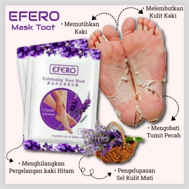 SADOER FOOT MASK Masker Kaki Foot Peeling Exfoliating Viral Terbaru