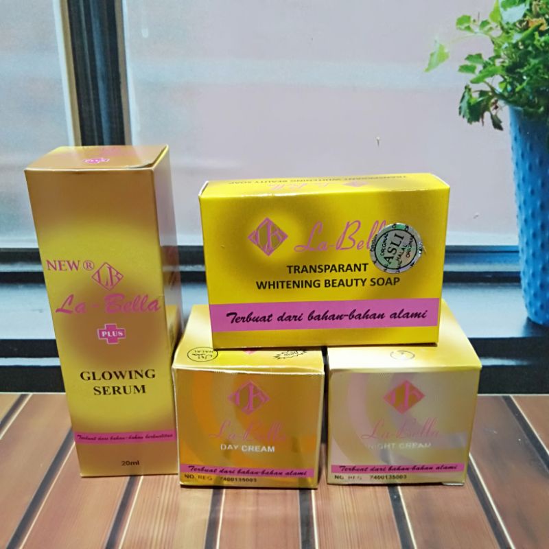 (Terlaris)Paket Cream La bella 4In1 // Paket Hemat Cream Labella 4in1