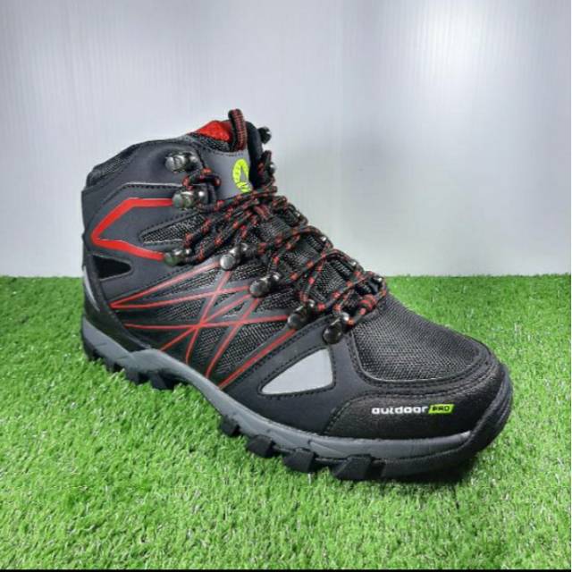 SEPATU HIKING SPORTY ORIGINAL OUTDOOR PRO VIPER BLACK | SEPATU GUNUNG KEREN
