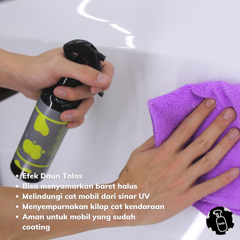 Spray Wax - Pengkilap Body Motor Mobil Efek Daun Talas Hydrophobic