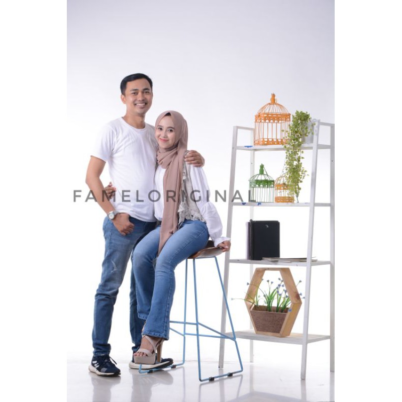 CELANA JEANS COUPLE CELANA JEANS CUTBRAY CEWEK CELANA JEANS COWOK JEANS COUPLE JEANS BIRU WASH SOFT
