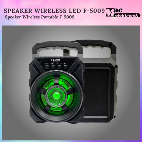 Speaker Bluetooth portable ORI fleco 3 inch support Radio Fm, bluetooth, Wireless, Led, usb, mmc micro sd. Speaker Bluetooth Portable 3&quot; type 5009