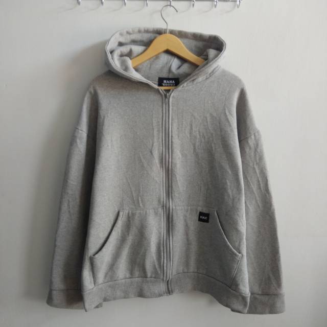 Hoodie Grey HahaCross Oversize
