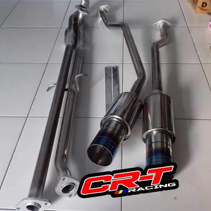 Knalpot mobil racing suara stereo futura, granmax, t120ss, new carry