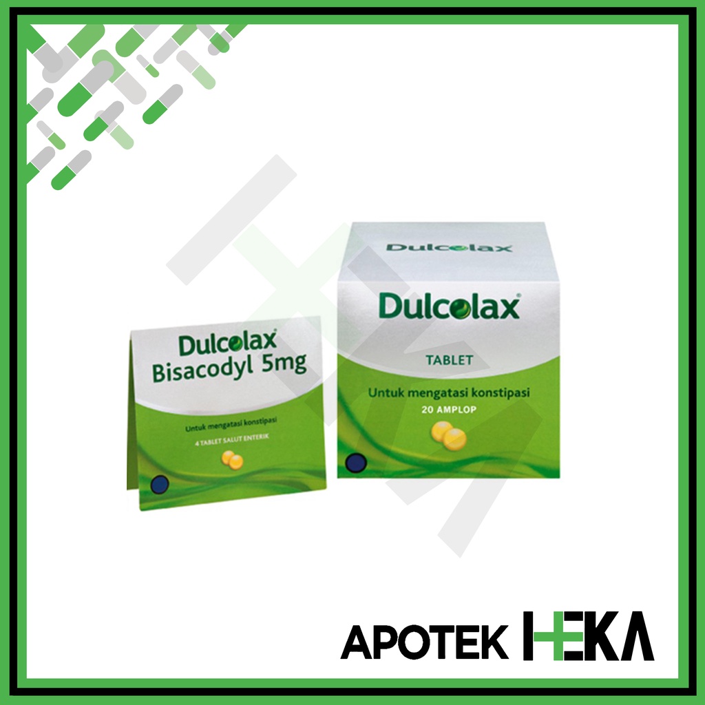 Dulcolax 5 mg Tablet - Obat Konstipasi Susah BAB Box isi 20x4 (SEMARANG)