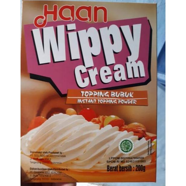 

SALE Bubuk wipcream 200gr