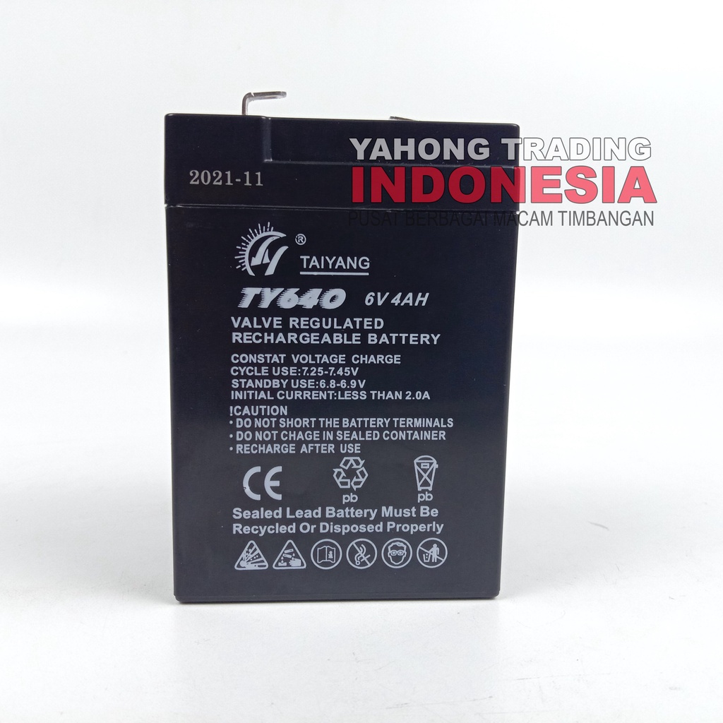 Baterai Battery Batere Timbangan Digital 6v