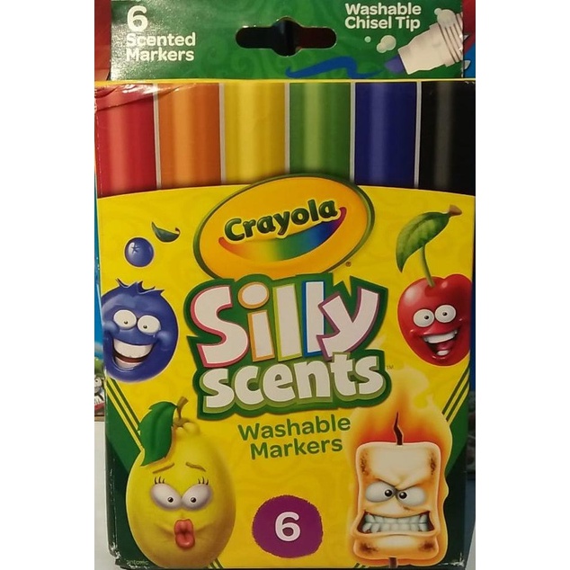 

Promo Crayola Silly Scents Wedge Tip Scented Washable Marker - 6 Color