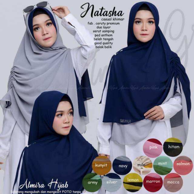 Hijab Natasha bolak balik