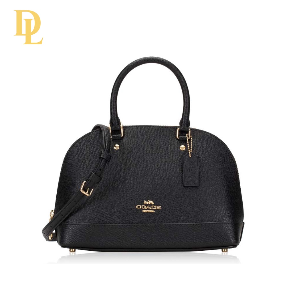 COACH WOMAN BAG SIERRA BLACK LEATHER (COACH 27591)