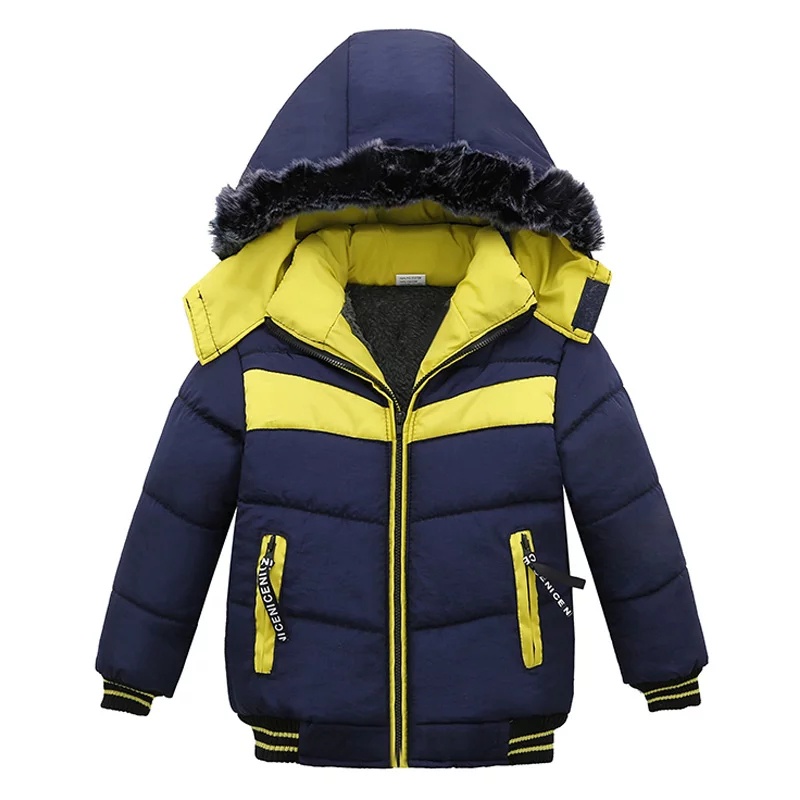 Jaket Bayi Laki-Laki 2021 jaket Musim Dingin Musim Gugur Untuk Anak Laki-Laki Mantel Pakaian Luar Hangat Bertudung Hoody Untuk Pakaian Anak Laki-Laki Jaket  2 3 4 5 6 Tahun Botz Style