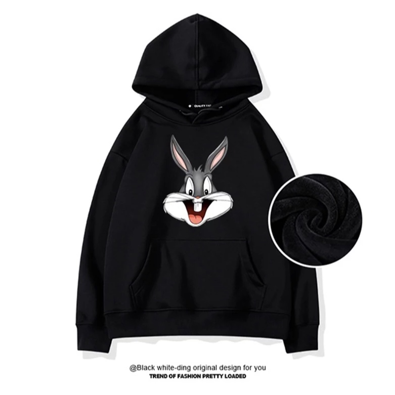 Lilipop.id Sweater Wanita Bug Bunny Hoodie Jumper Outwear