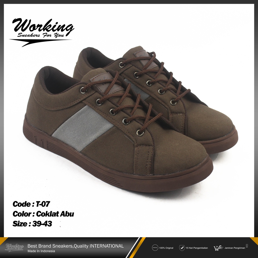 Working Sneakers For You Sepatu Kets T-07