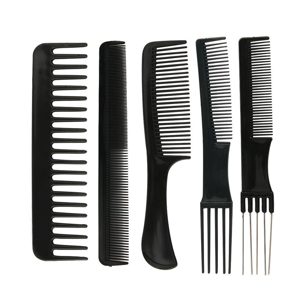 Suyo 10pcs/Set Sisir Rambut Profesional Gaya Campur Barber Hairdressing Salon