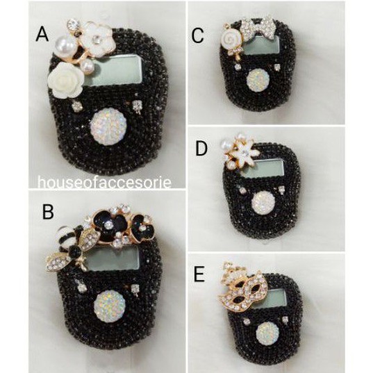 (Ready LED) Tasbih Digital Swarovski Bunga / Pita / Lebah Unik Lucu Cantik