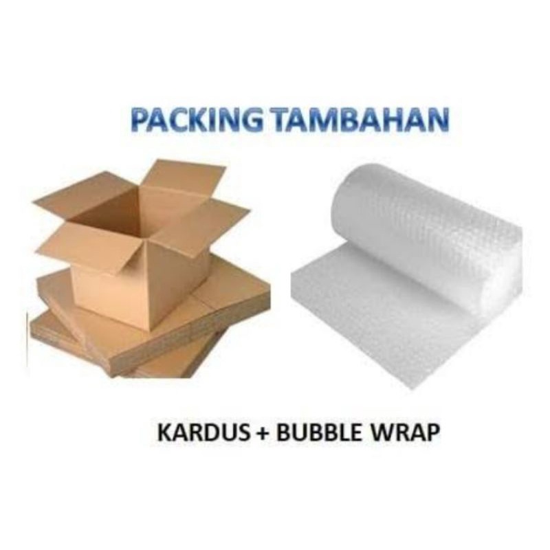 

EXTRA PACKING KARDUS + BUBBLE WRAP