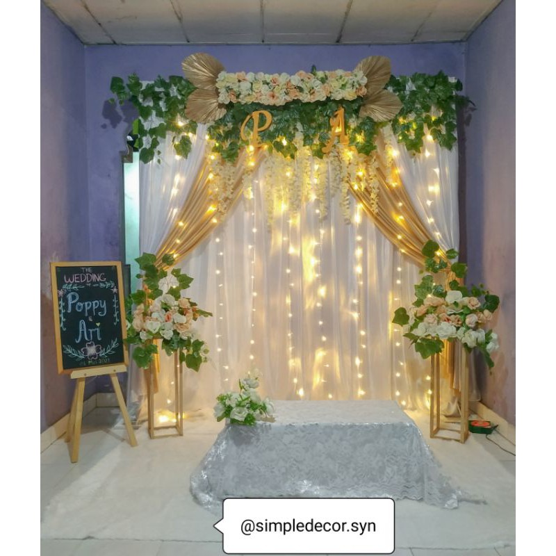 SEWA dekorasi lamaran, akad, aqiqah dll