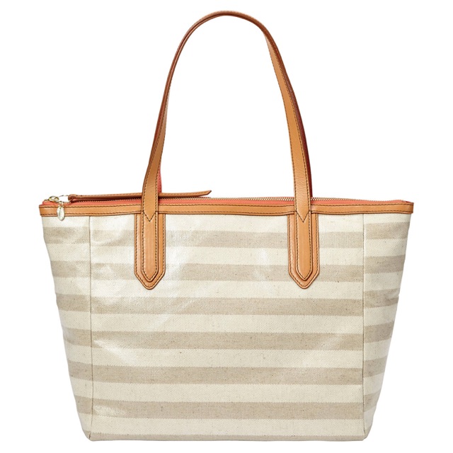 Tas Fossil Sydney Shopper Bag Multi Stripe Original