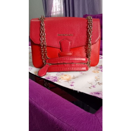 sling rantai/shoulder kulit brand brunomagli preloved