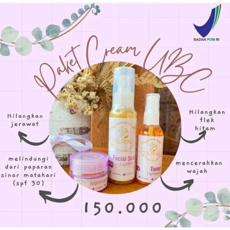 SKINCARE UBC by Umi Alfatih ORIGINAL