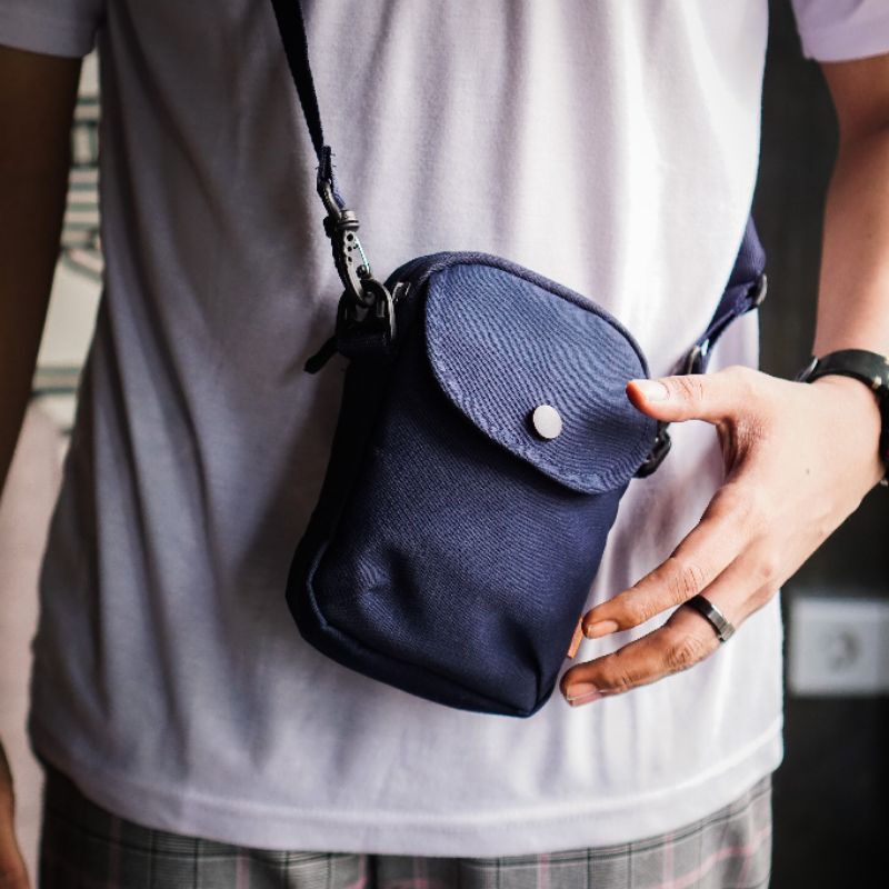 Tas Slempang  Walletbag Mini Pria Desain 2.0