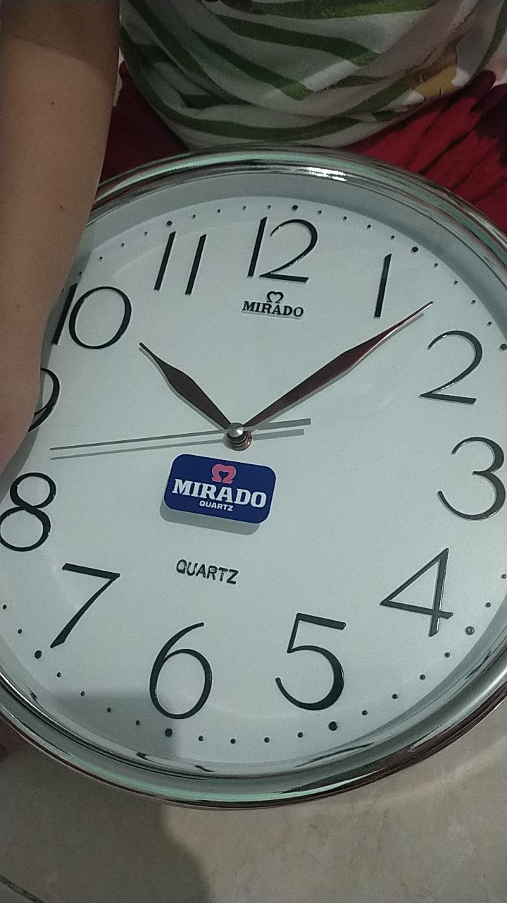 Jam Dinding Mirado 8201 Putih Crom Ecer Dan Grosir Awet Original
