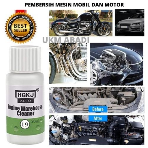 HGKJ19 Pembersih Proteksi Mesin Mobil Motor  9H Engine Cleaner 20ml 111162