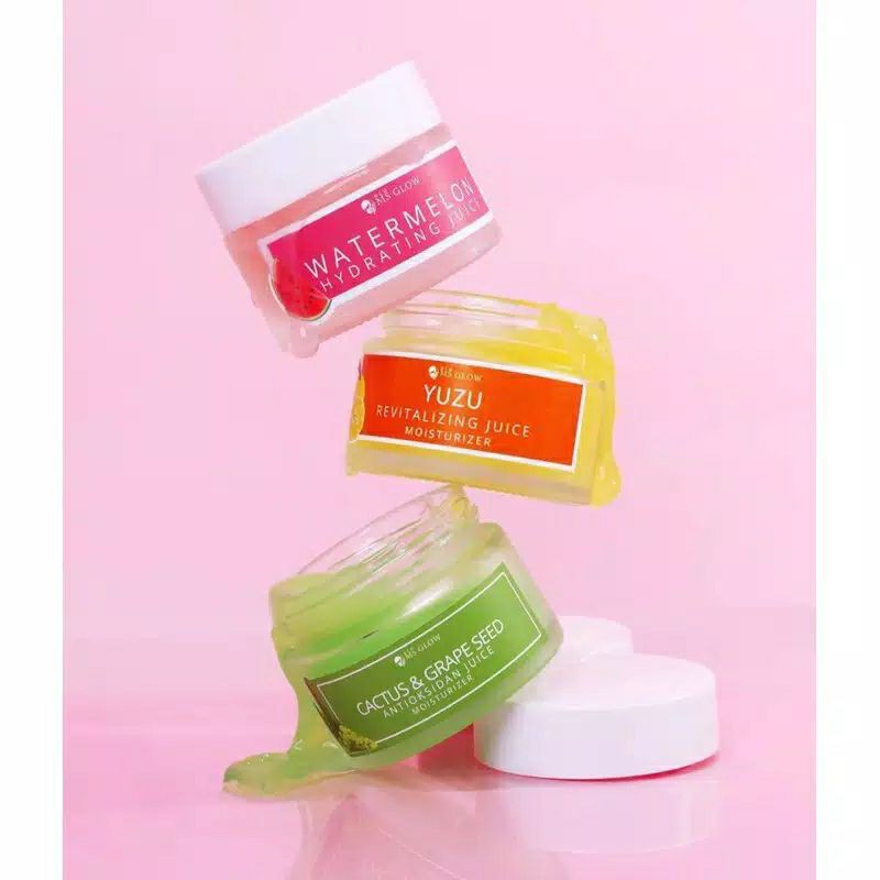 MS Glow Moisturing Juice Moisturizer Juice Water Melon Yuzu Cactus Grape Seed