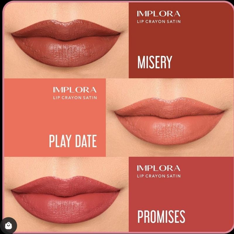 IMPLORA Lip Crayon Satin | Lipstick | Lip Cream | Lipcream | Lipcrayon