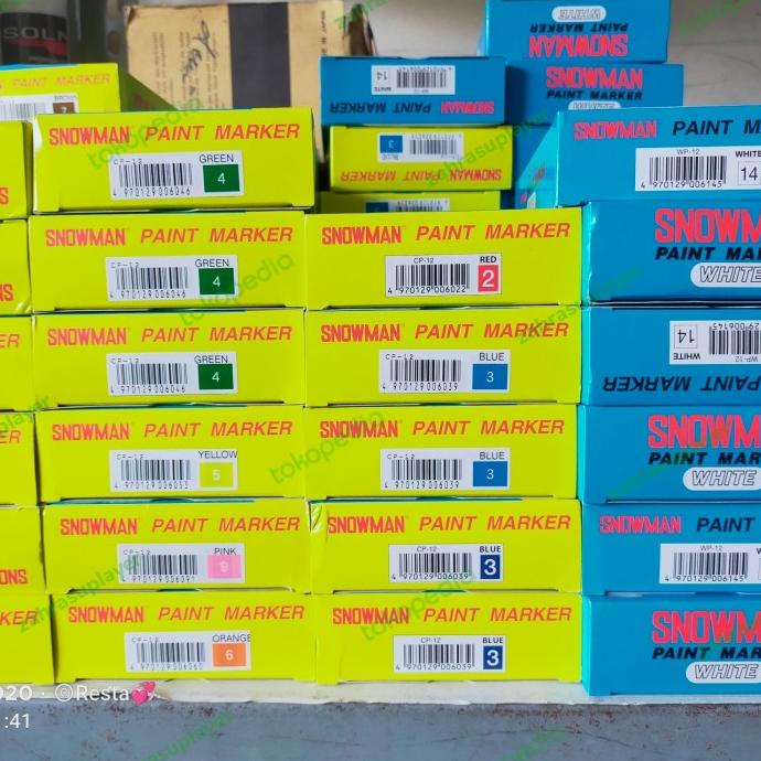 

Produk Terbaru Snowman Paint Marker White