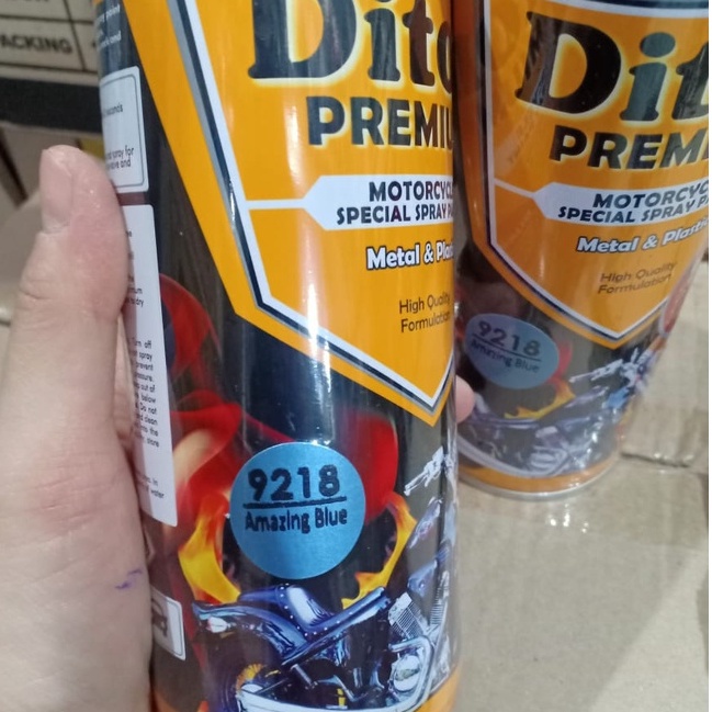 Pilok Pilox DITON Premium H9218* Amazing Blue / 9218 Biru Muda Metalik / Biru Honda (400cc/400ml)