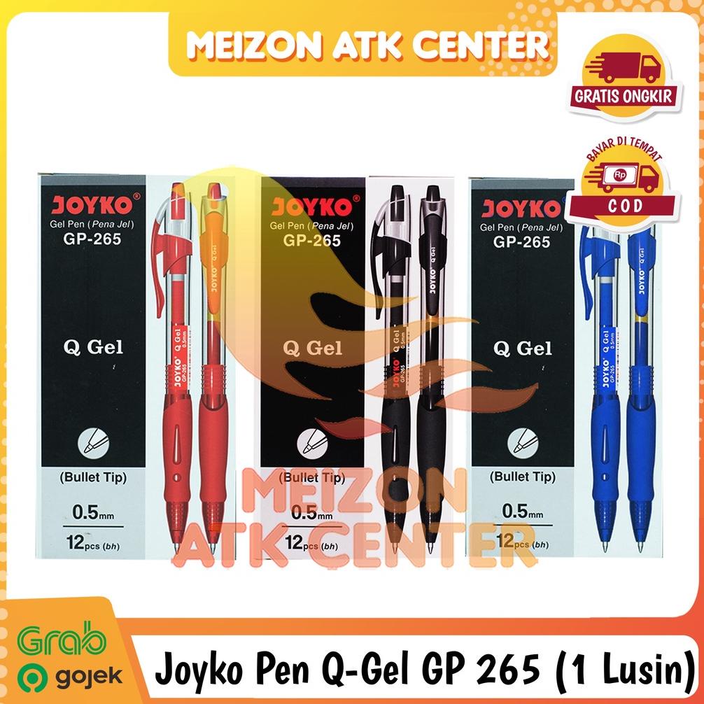 

Pulpen Gel Joyko GP 265 Q Gel 0.5mm Pulpen Joyko Q Gel [1LUSIN]