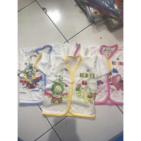 Baju Tidur Bayi motif gajah singa