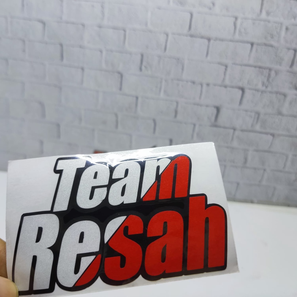 Stiker teamresah sticker TEAM RESAH