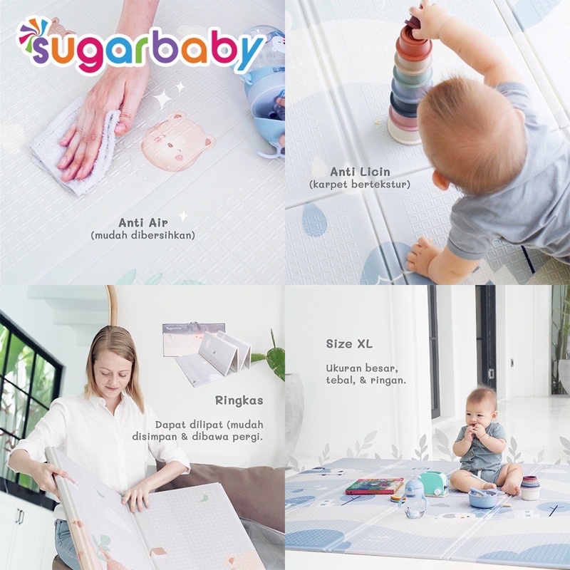 Sugar Baby Foldable Playmat Karpet Lipat Anak Sugarbaby Folding Playmat