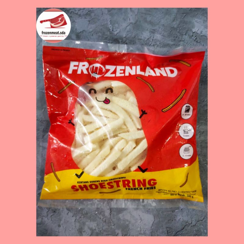 

Frozenland kentang beku (Shoestring Fries) 500gr frozenmeat.sda